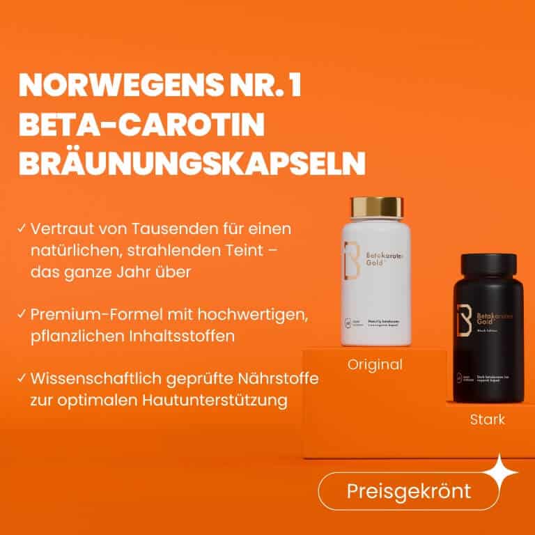 Täglicher Boost für eine langanhaltende Bräune mit Beta-Carotin, MCT-Kokosöl und bioverfügbarer Formel – für eine gleichmäßige, goldene Haut.
